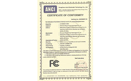 FCC(60950)證書(shū)